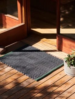 HAY Door Mat, Green -Finnishdesignshop Door Mat green Plant Pot with Saucer XL grey