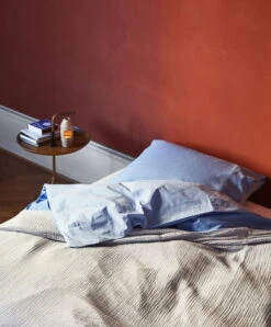 HAY Duo Duvet Cover, Sky Blue -Finnishdesignshop Duo Bed Linen Pillow Case sky blue Duo Bed Linen Duvet Cover sky blue DLM toffee