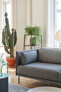 HAY Eiffel Shelf, Square, 4 Layers, Black -Finnishdesignshop Eiffel Shelf Square 4 layer ink black Silhouette Sofa black piping black leather Uph. Olavi