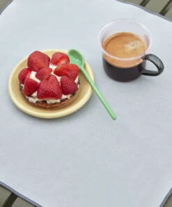 HAY Glass Spoons Mono, 2 Pcs 13 HAY Glass Spoons Mono, 2 Pcs -Finnishdesignshop Enamel Dish Round S dust light yellow Glass Spoons Mono Borosilicate Cup pink with grey handle