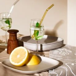 HAY Sip Smoothie Straws, 6 Pcs, Glass 10 HAY Sip Smoothie Straws, 6 Pcs, Glass -Finnishdesignshop FDS Summer 7