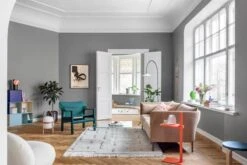 HAY Silhouette Sofa 3-seater, Linara 142/Sense Cognac - Oiled Oak -Finnishdesignshop Fds14 muokattu