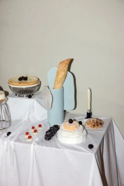 HAY Tube Candleholder, S, Dark Blue -Finnishdesignshop Finnish Design Shop 0723P FDS kesa 2023 1348