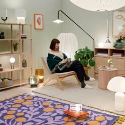 HAY Peas Random Rug, Soft Grey -Finnishdesignshop Finnish Design Shop Lights21034 hires