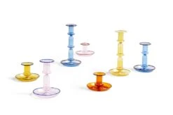 HAY Flare Candleholder, Amber -Finnishdesignshop Flare family 03 3