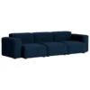 HAY Mags Soft 3-seater Sofa, Comb.1 Low Arm, Flamiber J4 -Finnishdesignshop HA102139 671 J4DB BLACK STITCHrole