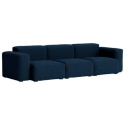 HAY Mags Soft 3-seater Sofa, Comb.1 Low Arm, Flamiber J4