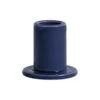 HAY Tube Candleholder, S, Dark Blue -Finnishdesignshop HA541132 Tube Candleholder S midnight blue EE