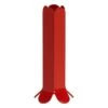 HAY Arcs Candleholder, L, Red -Finnishdesignshop HA541263 Arcs Candleholder L red EE