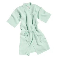 HAY Waffle Bathrobe, One Size, Fresh Mint