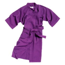 HAY Waffle Bathrobe, One Size, Vibrant Purple