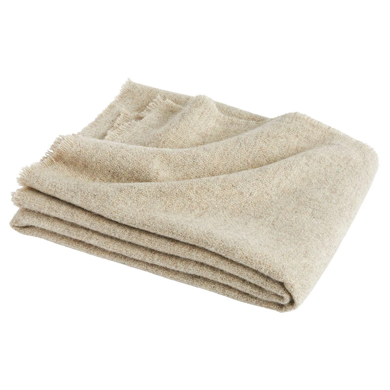 HAY Mono Blanket, 130 X 180 Cm, Creme Melange 3 HAY Mono Blanket, 130 X 180 Cm, Creme Melange
