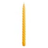 HAY Long Twist Candle, Warm Yellow