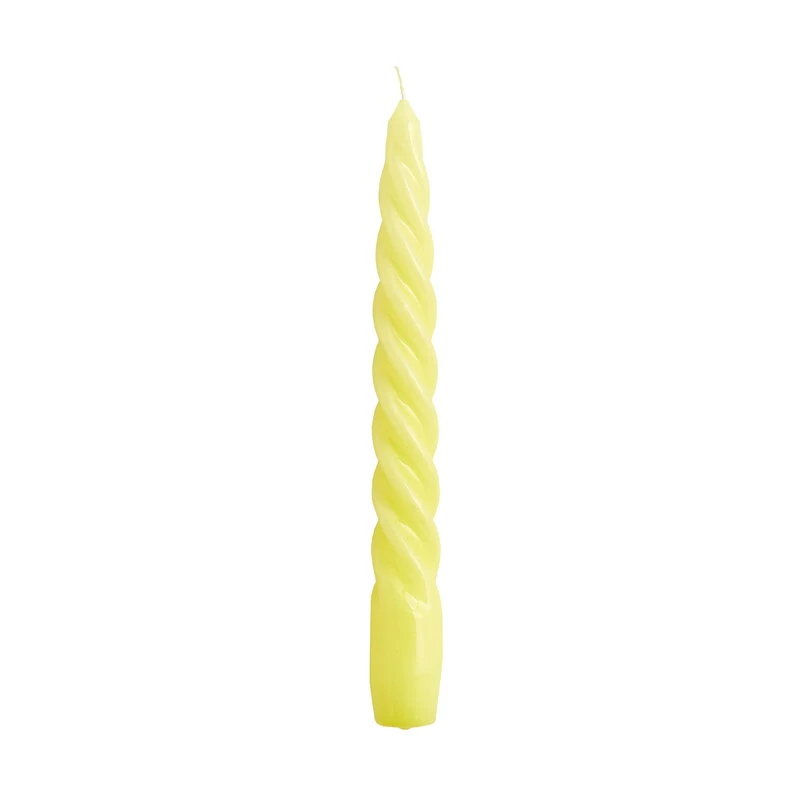 HAY Twist Candle, Lemonade 3 HAY Twist Candle, Lemonade