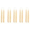 HAY Mini Swirl Candles, 10 Pcs, Beige -Finnishdesignshop HA542260