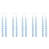 HAY Mini Swirl Candles, 10 Pcs, Light Blue -Finnishdesignshop HA542262