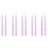 HAY Mini Swirl Candles, 10 Pcs, Lilac -Finnishdesignshop HA542268