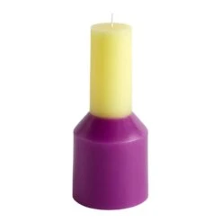 HAY Pillar Candle, S, Tall, Fuschia