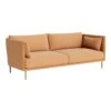 HAY Silhouette Sofa 3-seater, Linara 142/Sense Cognac - Oiled Oak