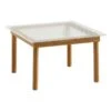 HAY Kofi Table 60 X 60 Cm, Lacquered Oak - Reeded Glass 2 HAY Kofi Table 60 X 60 Cm, Lacquered Oak - Reeded Glass -Finnishdesignshop HA941703 Kofi 60x60 clear reeded glass tabletop wb lacquer oak frame EE