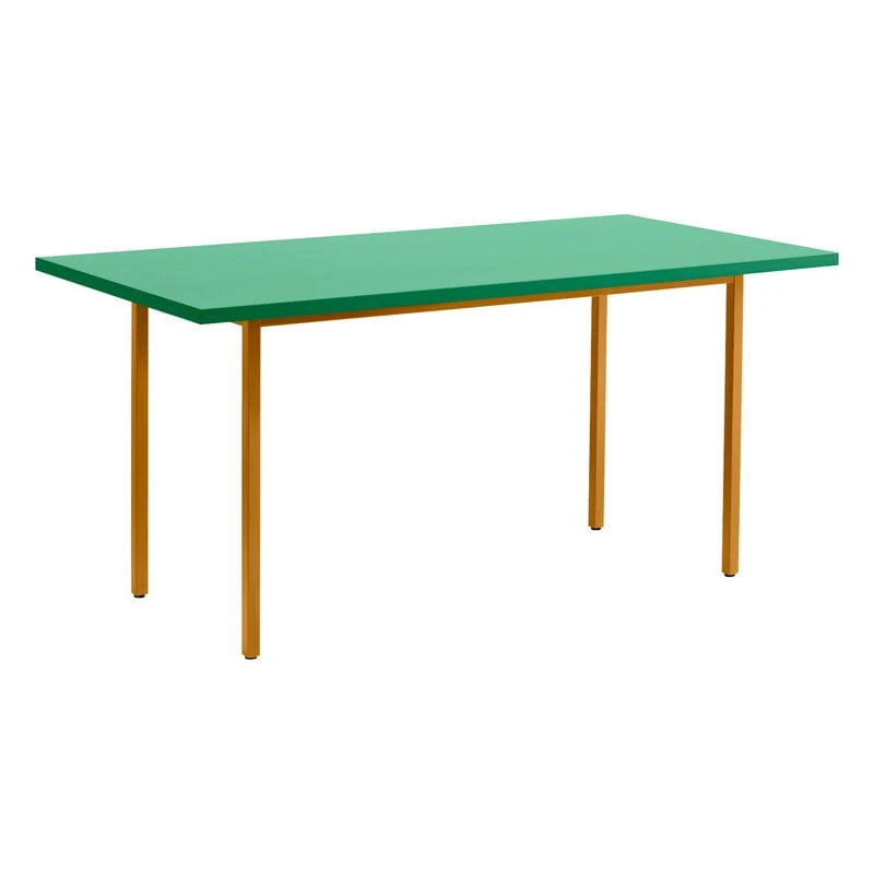 HAY Two-Colour Table, 160 X 82 Cm, Ochre - Green Mint 3 HAY Two-Colour Table, 160 X 82 Cm, Ochre - Green Mint