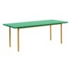 HAY Two-Colour Table, 200 X 90 Cm, Ochre - Green Mint