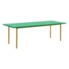 HAY Two-Colour Table 240 X 90 Cm, Ochre - Green Mint
