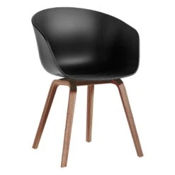 HAY About A Chair AAC22, Lacquered Walnut - Black