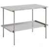 HAY Rebar Side Table, 75 X 44 Cm, Fossil Grey - Grey Marble -Finnishdesignshop HAAD131 A391 AK88