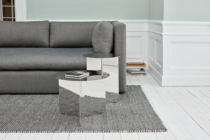 HAY Slit Table, 45 Cm, Polished Steel 6 HAY Slit Table, 45 Cm, Polished Steel - Image 4