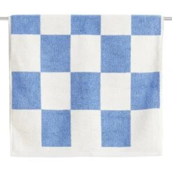 HAY Check Bath Mat, Sky Blue