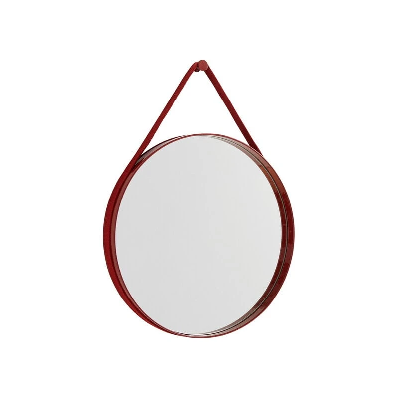 HAY Strap Mirror, No 2, Small, Red 3 HAY Strap Mirror, No 2, Small, Red