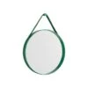 HAY Strap Mirror, No 2, Small, Green -Finnishdesignshop HAY AC456 A606 AB80 Strap Mirror No 2 dia50 green