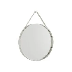 HAY Strap Mirror, No 2, Small, Light Grey