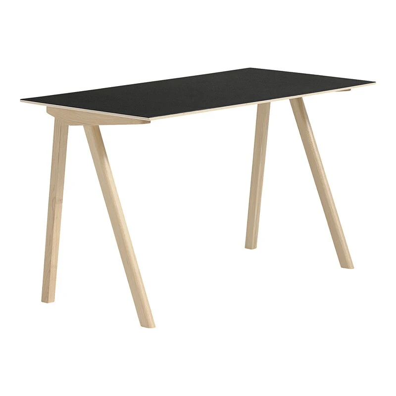 HAY CPH90 Desk, Lacquered Oak - Black Lino 3 HAY CPH90 Desk, Lacquered Oak - Black Lino