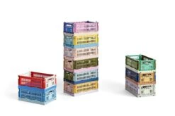 HAY Colour Crate Mix, M, Recycled Plastic, Powder 8 HAY Colour Crate Mix, M, Recycled Plastic, Powder -Finnishdesignshop HAY Colour Crate Mix Family 01 4