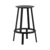 HAY Revolver Bar Stool, 65 Cm, Black 1 HAY Revolver Bar Stool, 65 Cm, Black -Finnishdesignshop HAY WHREV 65 BK 4000111009000 Revolver Bar Stool H65 Low black kb