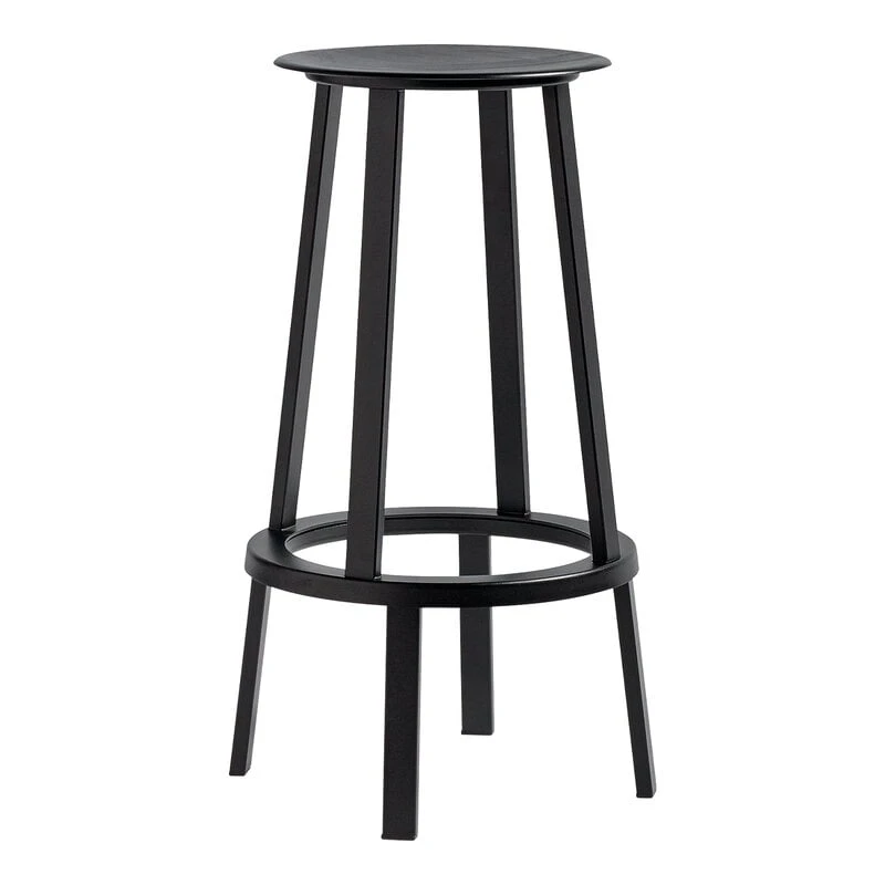 HAY Revolver Bar Stool, 76 Cm, Black 3 HAY Revolver Bar Stool, 76 Cm, Black