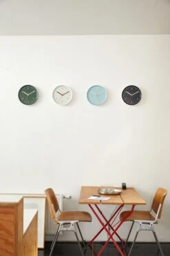 HAY Wall Clock, Black -Finnishdesignshop HAY Wall Clock Family Studio Visit