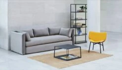 HAY Eiffel Shelf, Square, 4 Layers, Black -Finnishdesignshop Hackney 3 seater Lola warm grey Eiffel Coffee Table Square Moire Kelim 170x240 warm yellow New Order Dapper
