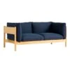HAY Arbour Eco 2-seater Sofa, Steelcut Trio 796 - Oak