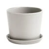 HAY Botanical Family Pot And Saucer, M, Light Grey 1 HAY Botanical Family Pot And Saucer, M, Light Grey -Finnishdesignshop Hay21 botanical2 m SM
