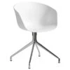 HAY About A Chair AAC20, Polished Aluminium - White -Finnishdesignshop Hay AAC20 White chrome1