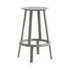 HAY Revolver Bar Stool, 65 Cm, Grey 1 HAY Revolver Bar Stool, 65 Cm, Grey -Finnishdesignshop Hay WHREV 65 GY 4000111509000 Revolver Bar Stool H65 Low sky grey kb