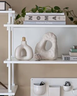 HAY W&S Boulder Bookend, Ivory -Finnishdesignshop Home Office Design Stories x My Full House 6 1