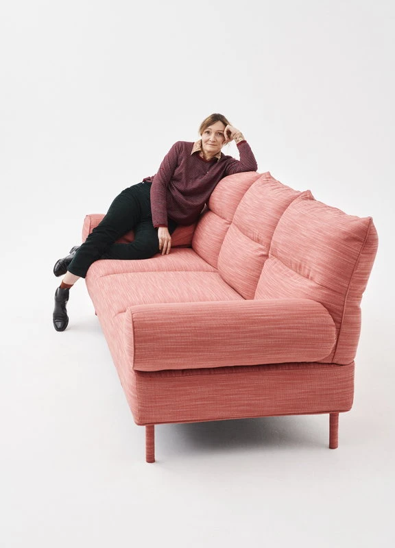 HAY Pandarine 3-seater, Cylindrical, Maroon Red - Raas 562 4 HAY Pandarine 3-seater, Cylindrical, Maroon Red - Raas 562 - Image 2