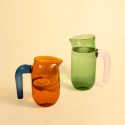 HAY Jug With Lilac Handle, L, Green -Finnishdesignshop Jug S amber L green