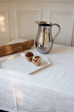 HAY Kaleido Tray L, White -Finnishdesignshop Kaleido L white Indian Steel Pitcher no 2