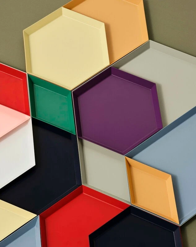 HAY Kaleido Tray S, Dusty Yellow - Image 2