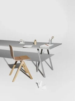 HAY Loop Stand Table, 200 Cm, Grey -Finnishdesignshop Loop Stand Table L250 grey catalogue 02